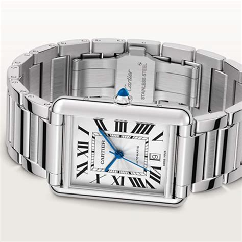 cartier tank must limited|cartier tank must extra large.